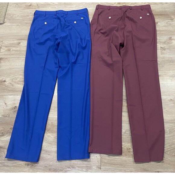 Peter Millar Pants Mens 34x33 Durham High Drape Performance Wicking Golf - X6 - Picture 12 of 16